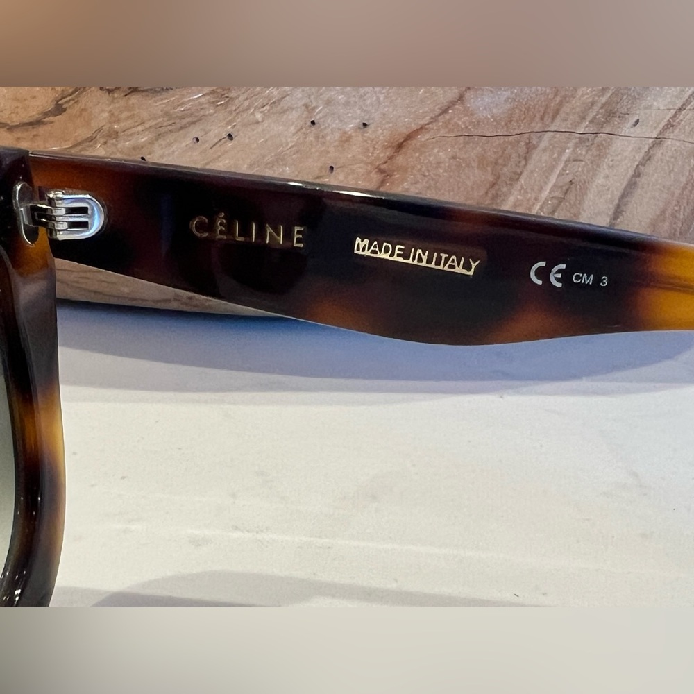 Celine Authentic Tortoise Shell Glasses - image 8